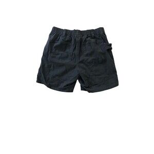 Lincoln Outfitters Women S Black/Grey Cotton Blend Utility Cargo Shorts Elastic